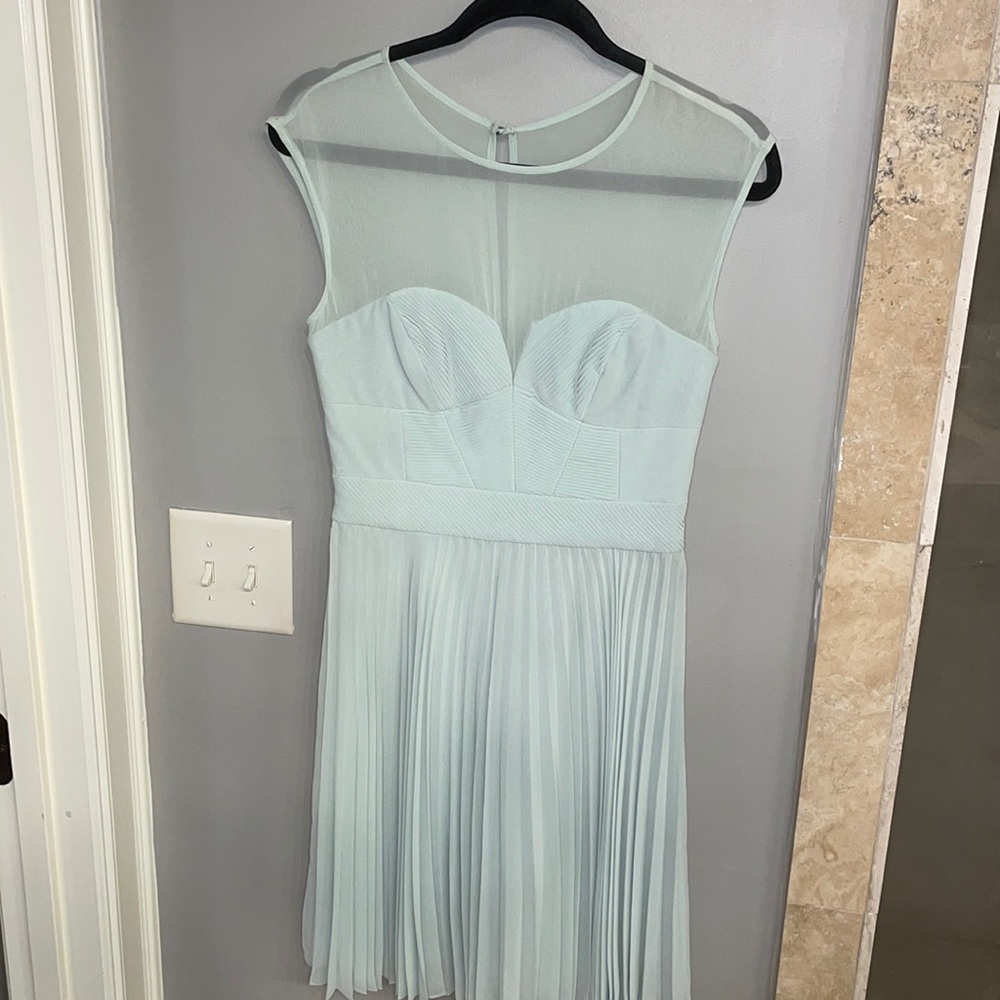 Karen Millen sage green dress